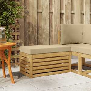 Zunanji stolček klop Bela 80 x 43 x 45 cm Masiven les akacije