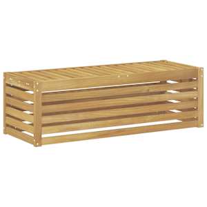 Outdoorový stoličkový benč Bílá 115 x 43 x 37 cm - obrázek 2