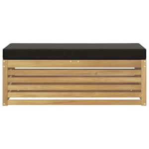 Outdoorový stoličkový benč s polštářem Bílá 115 x 43 x 45 cm - obrázek 3