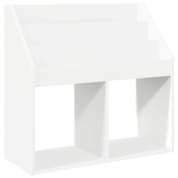 vidaXL Laste Raamatuhind Valge 72,5 x 29,5 x 69 cm Tehispuit