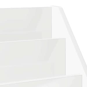 Dětský regál s úložištěm Vysoce lesklá bílá 72,5 x 29,5 x 69 cm - obrázek 9
