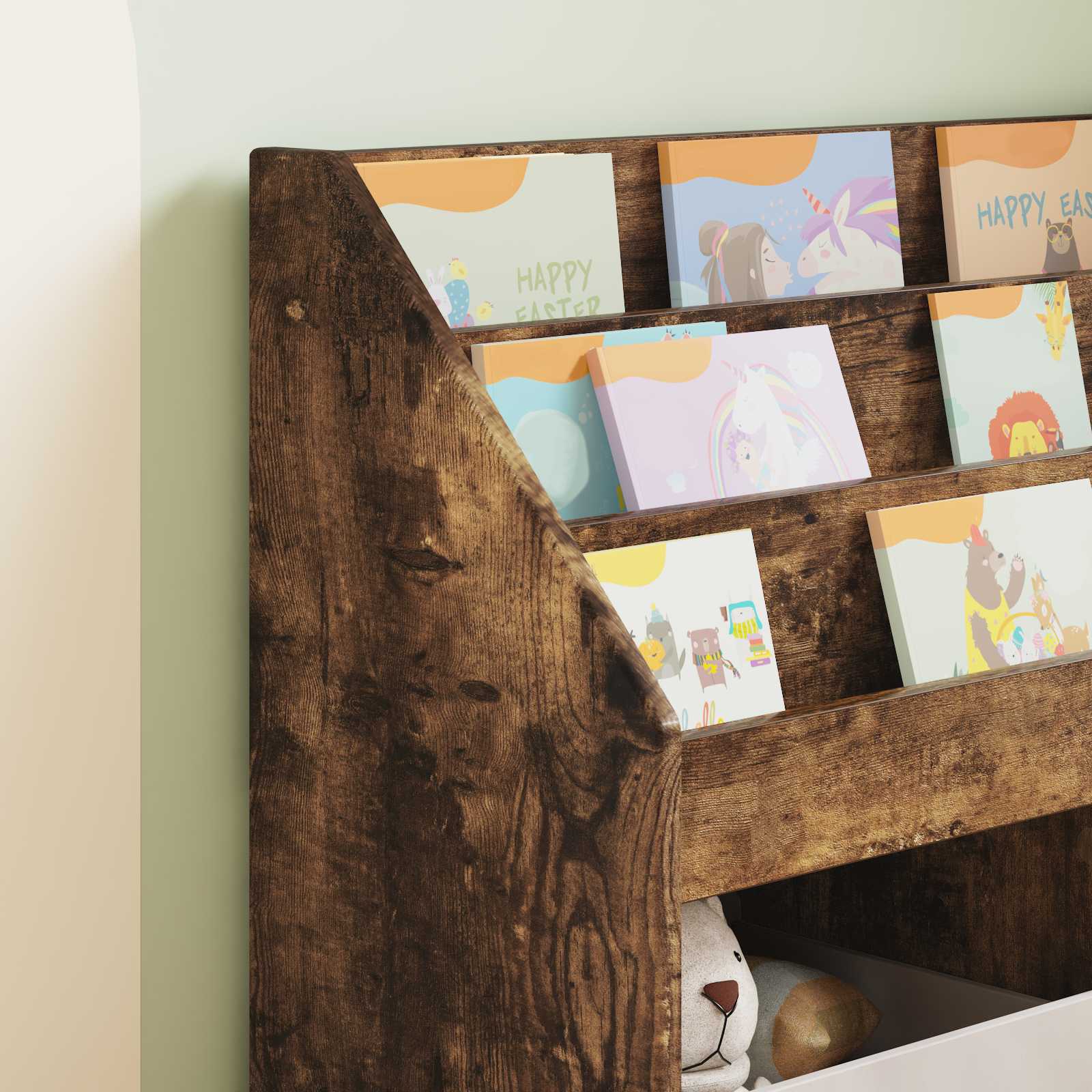 Otroška knjižnica Dimljeni oreh 72,5 x 29,5 x 69 cm - slika 5