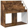 vidaXL Laste Raamatuhind Suitsetatud tamm 72,5 x 29,5 x 69 cm