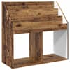 vidaXL Laste Raamatuhind Vana puit 72,5 x 29,5 x 69 cm Tehispuit
