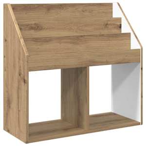 Dětský regál s úložištěm Artisanový dub 72,5 x 29,5 x 69 cm - obrázek 2