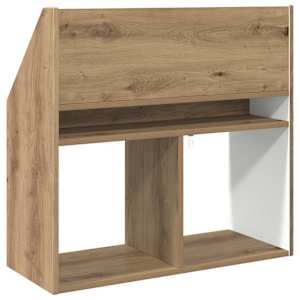 Dětský regál s úložištěm Artisanový dub 72,5 x 29,5 x 69 cm - obrázek 8