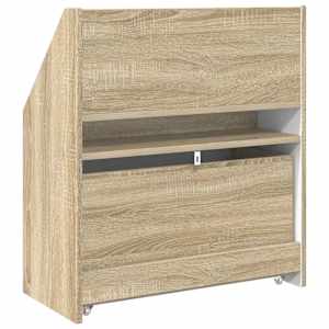 Dětský regál Sonoma dub 60 x 29,5 x 69 cm kompozitní dřevo - obrázek 9