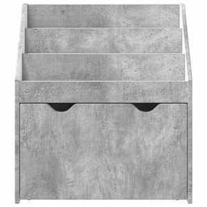 Dětský regál Betonově šedá 60 x 29,5 x 69 cm kompozitní dřevo - obrázek 7