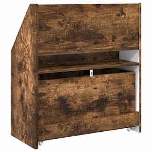Dětský regál Kouřový dub 60 x 29,5 x 69 cm kompozitní dřevo - obrázek 9