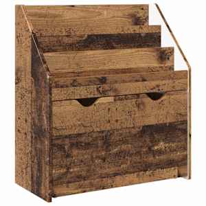 vidaXL Laste Raamatuhind Vana puit 60 x 29,5 x 69 cm Tehispuit