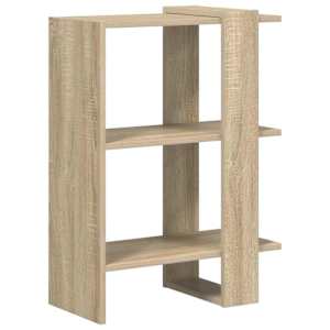 vidaXL Raamatukapp 2 tasandit 52 x 25 x 71,5 cm Tehispuit Sonoma tamm