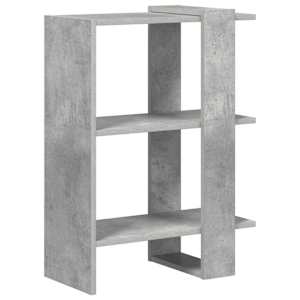 vidaXL Raamatukapp 2 tasandit 52 x 25 x 71,5 cm Tehispuit Betoonhall