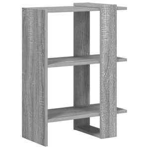 vidaXL Raamatukapp 2 tasandit 52 x 25 x 71,5 cm Tehispuit Hall Sonoma