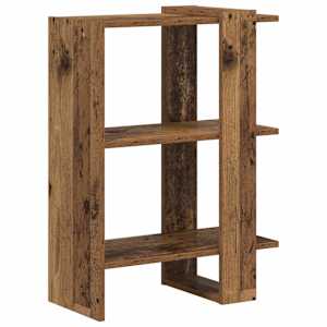 vidaXL Raamatukapp 2 tasandit 52 x 25 x 71,5 cm Tehispuit Vana puit