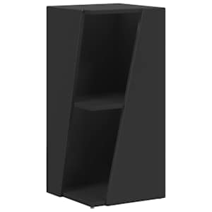 vidaXL K&uuml;ljerega shelf 33 x 32 x 70,5 cm Tehispuit Must