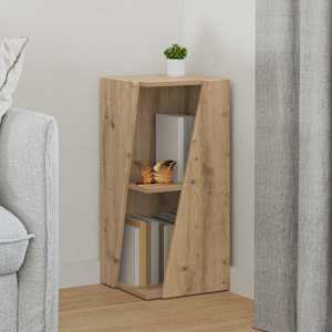 Stranski polic Umetni hrast 33 x 32 x 70,5 cm Konstruiran les