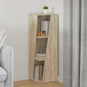 Stranski polic Sonoma hrast 33 x 32 x 100,5 cm Konstruiran les