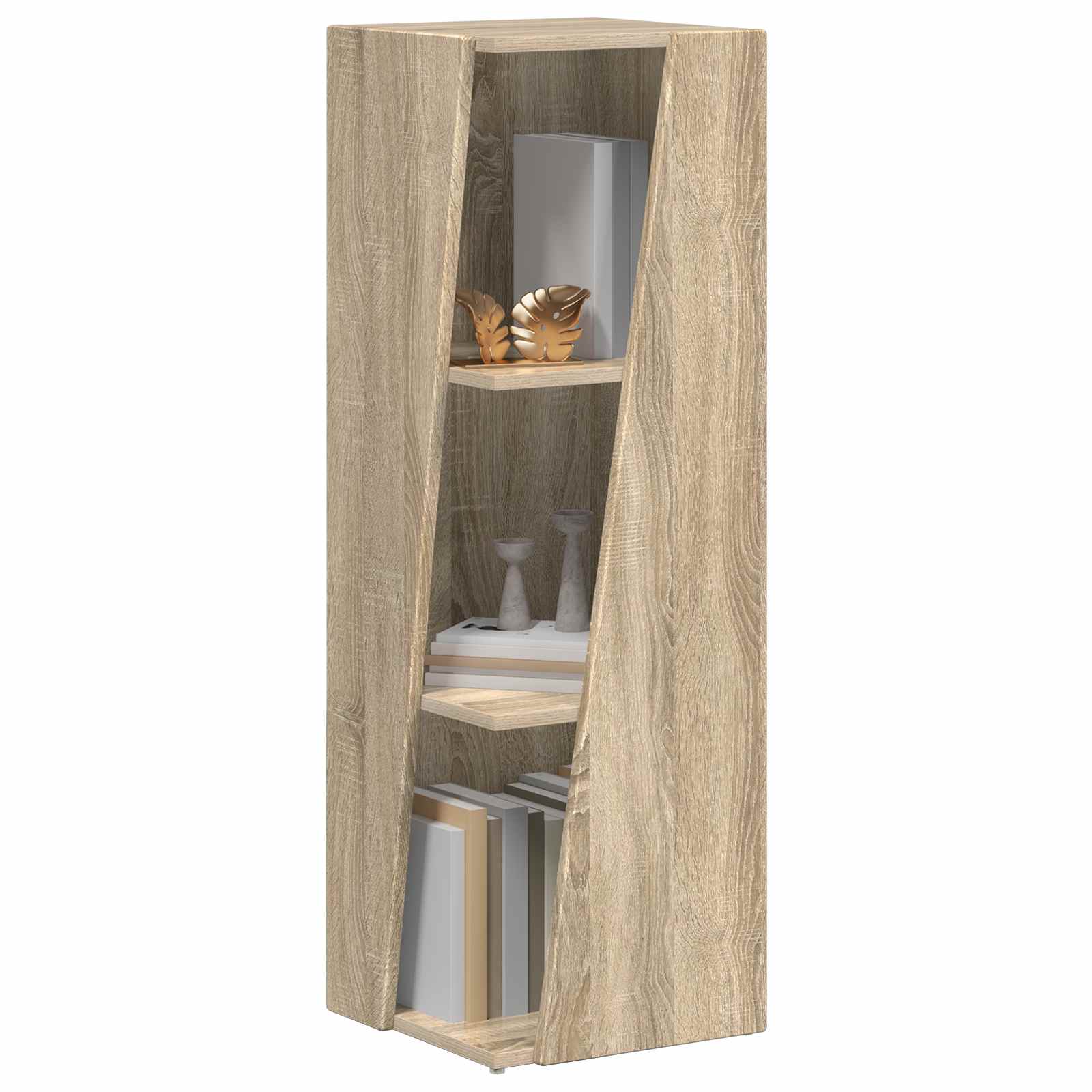 Stranski polic Sonoma hrast 33 x 32 x 100,5 cm Konstruiran les - slika 3