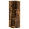 vidaXL K&uuml;ljerega shelf 33 x 32 x 100,5 cm Tehispuit Suitsetatud tamm