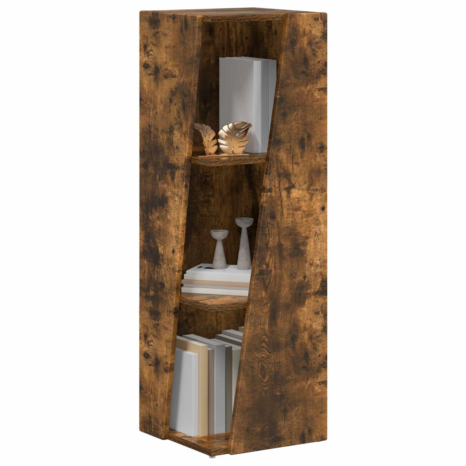 Thumbnail - vidaXL Seitenregal Geräucherte Eiche 33 x 32 x 100,5 cm Holzwerkstoff