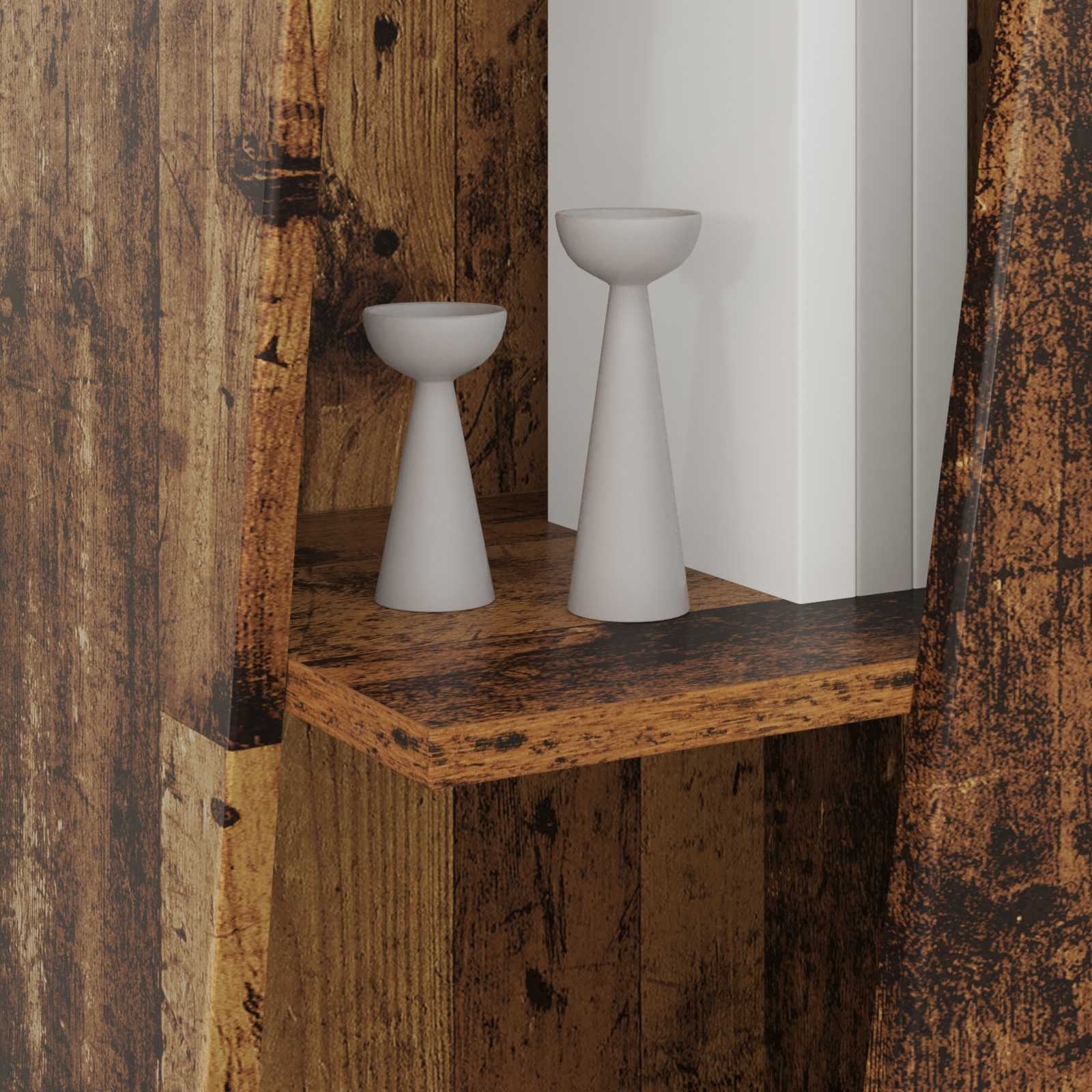 Stranski polic Star les 33 x 32 x 100,5 cm Konstruiran les - slika 4