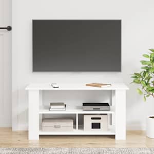 Stojan na TV Bílá 100 x 40 x 50 cm - obrázek 4