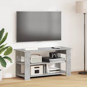 Stojalo za TV Betonsko siva 100 x 40 x 50 cm