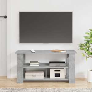 Stojan na TV Betonově šedá 100 x 40 x 50 cm - obrázek 4