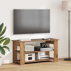 Stojan na TV Staré dřevo 100 x 40 x 50 cm - obrázek 1