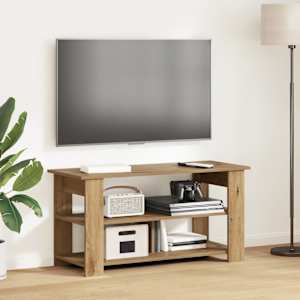 Stojan na TV 100 x 40 x 50 cm Artisanový dub - obrázek 1
