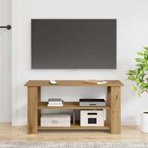 Stojan na TV 100 x 40 x 50 cm Artisanový dub - obrázek 4