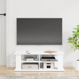Stojan na TV Bílá 96 x 35 x 33,5 cm - obrázek 4
