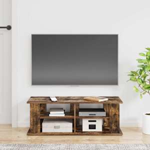 Stojan na TV Kouřový dub 96 x 35 x 33,5 cm - obrázek 4