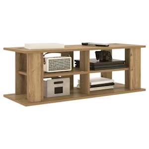 Stojan na TV 96 x 35 x 33,5 cm Artisanový dub Dřevěný materiál - obrázek 3