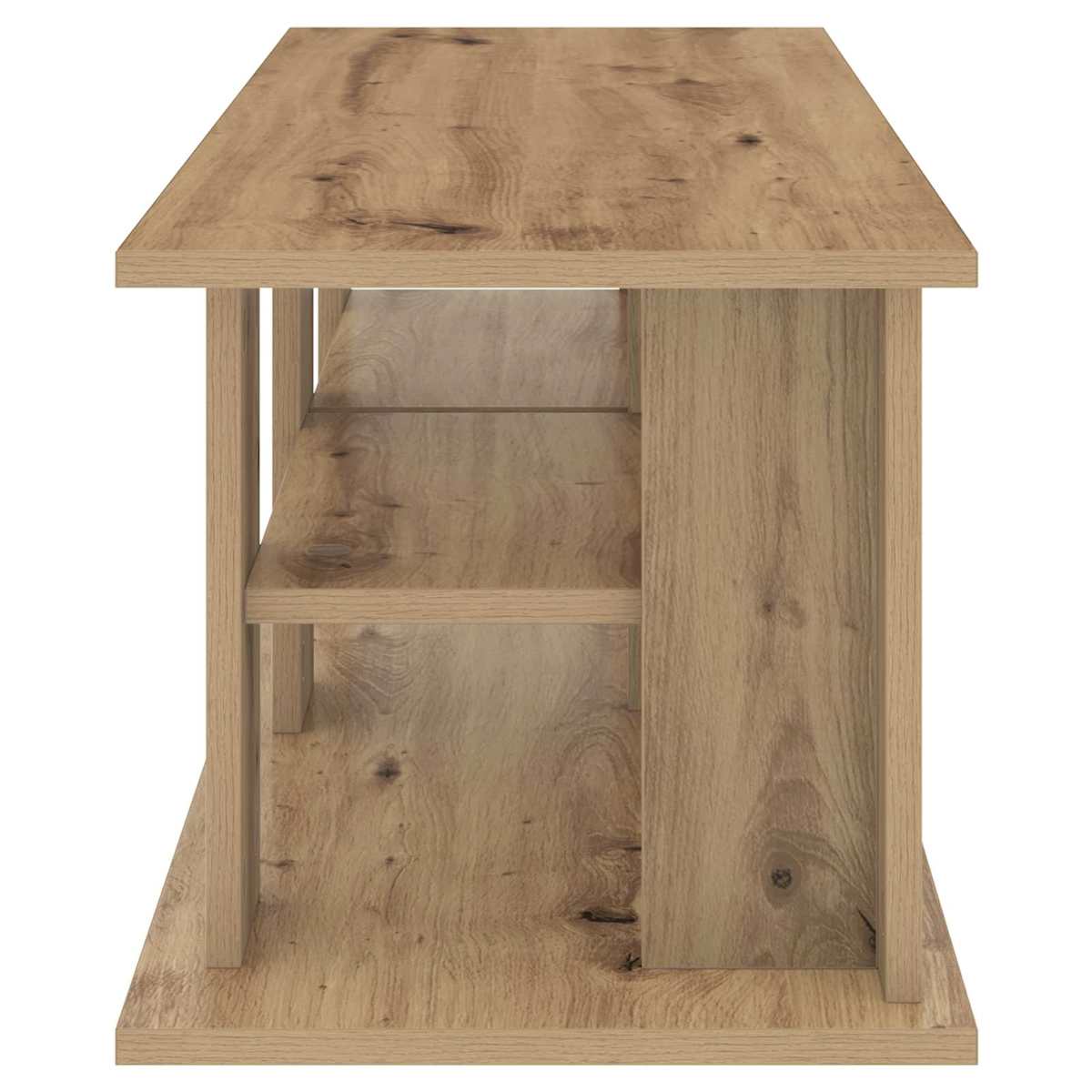 TV stand 96 x 35 x 33,5 cm Konstrueret træ - Billede 5