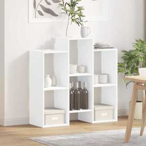 Strani šal Bela 90 x 30 x 90 cm