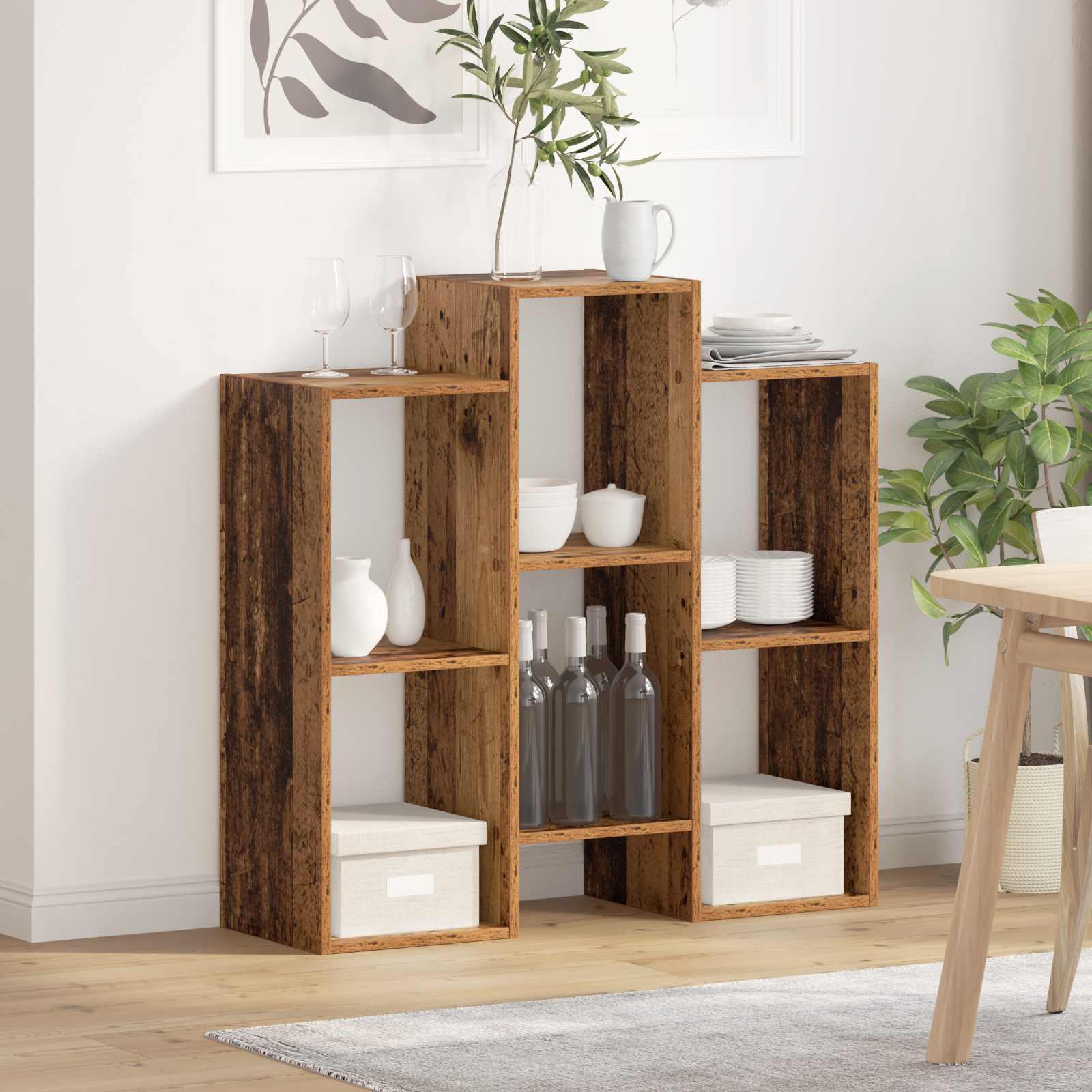 vidaXL Sideboard Altholz 90 x 30 x 90 cm