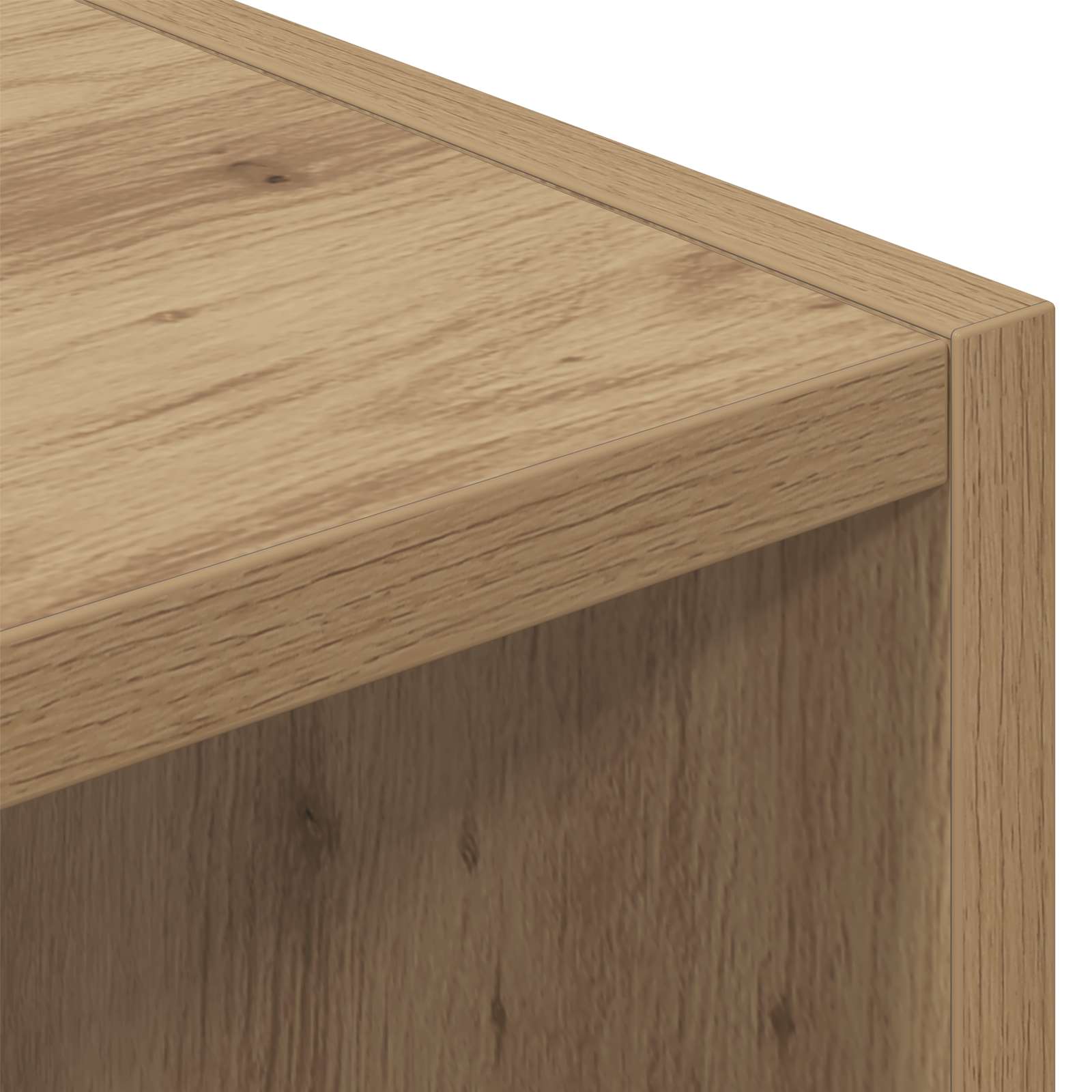 Strani šal Umetni hrast 90 x 30 x 90 cm - slika 6