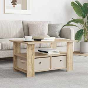 Konferenční stolek Sonoma dub 77 x 55 x 42 cm kompozitní dřevo - obrázek 1