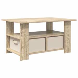 Konferenční stolek Sonoma dub 77 x 55 x 42 cm kompozitní dřevo - obrázek 7