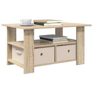 Konferenční stolek Sonoma dub 77 x 55 x 42 cm kompozitní dřevo - obrázek 3