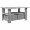 vidaXL Kohvilaud Betoonhall 77 x 55 x 42 cm Tehispuit