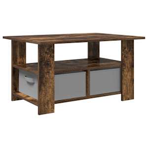 Konferenční stolek Kouřový dub 77 x 55 x 42 cm kompozitní dřevo - obrázek 7