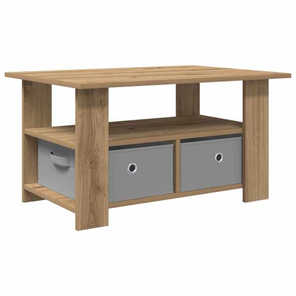 vidaXL Kohvilaud K&auml;sit&ouml;&ouml;puu 77 x 55 x 42 cm Tehispuit