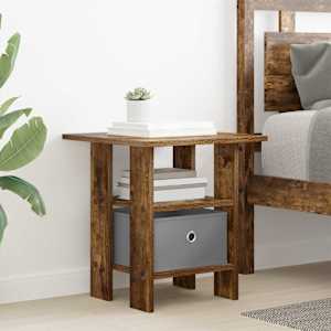 Nočna omarica Dimljeni oreh 41 x 40 x 45 cm Konstruiran les