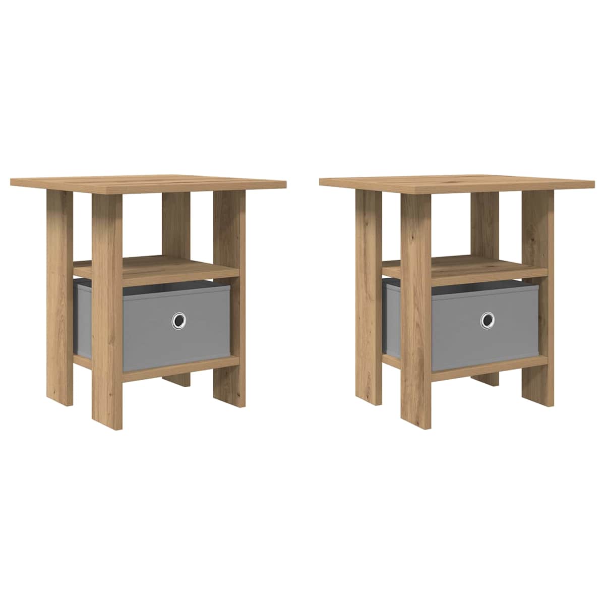 Sengebord 41 x 40 x 45 cm Konstrueret træ - Billede 2