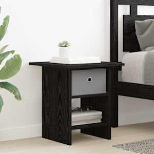 Nočna omarica Črna Orehovina 41 x 40 x 45 cm Konstruiran les