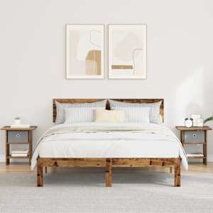 Nočna omarica 2 pcs Star les 41 x 40 x 45 cm Konstruiran les