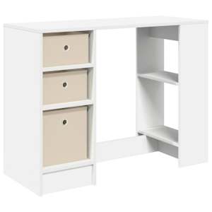 vidaXL Laud Valge 100 x 40 x 75 cm Tehispuit