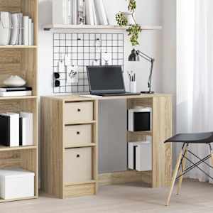 Miza s predalom Sonoma hrast 100 x 40 x 75 cm Konstruiran les